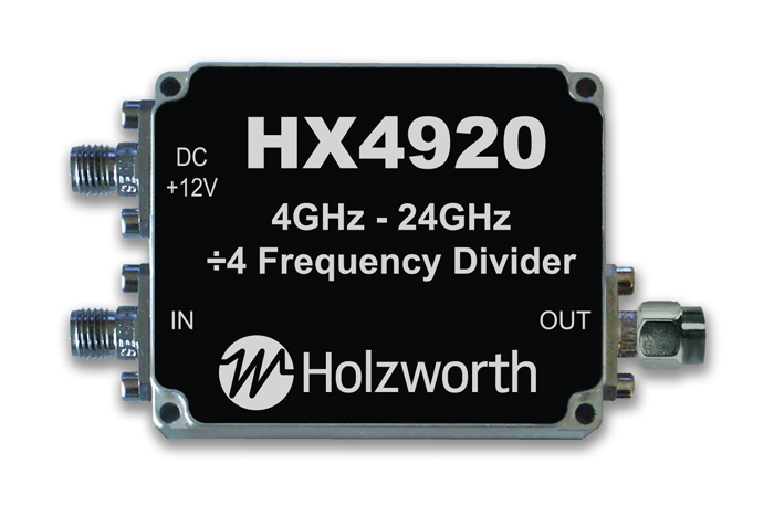 HX4920 4GHz至24GHz4倍分频器|Holzworth