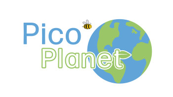 Pico Planet 徽标 - Pico Technology Ltd. 运行的环保意识和行动计划的标题。