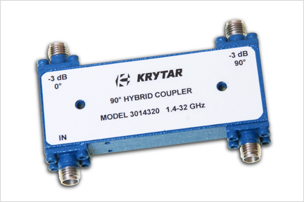 Krytar  3 dB 90 度混合耦合器  频率覆盖0.4GHz 至44GHz|KRYTAR