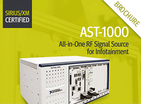 Cover - AST-1000 All-in-One RF Signal Source for Infotainment Brochure