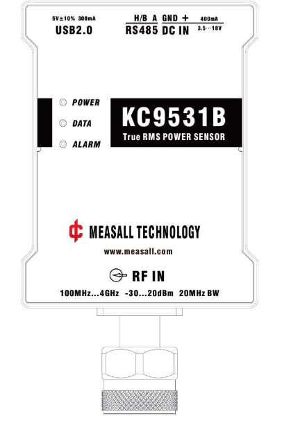 KC9531B 100MHz至4GHz有效值射频功率传感器-30dBm至20dBm|科创仪表局