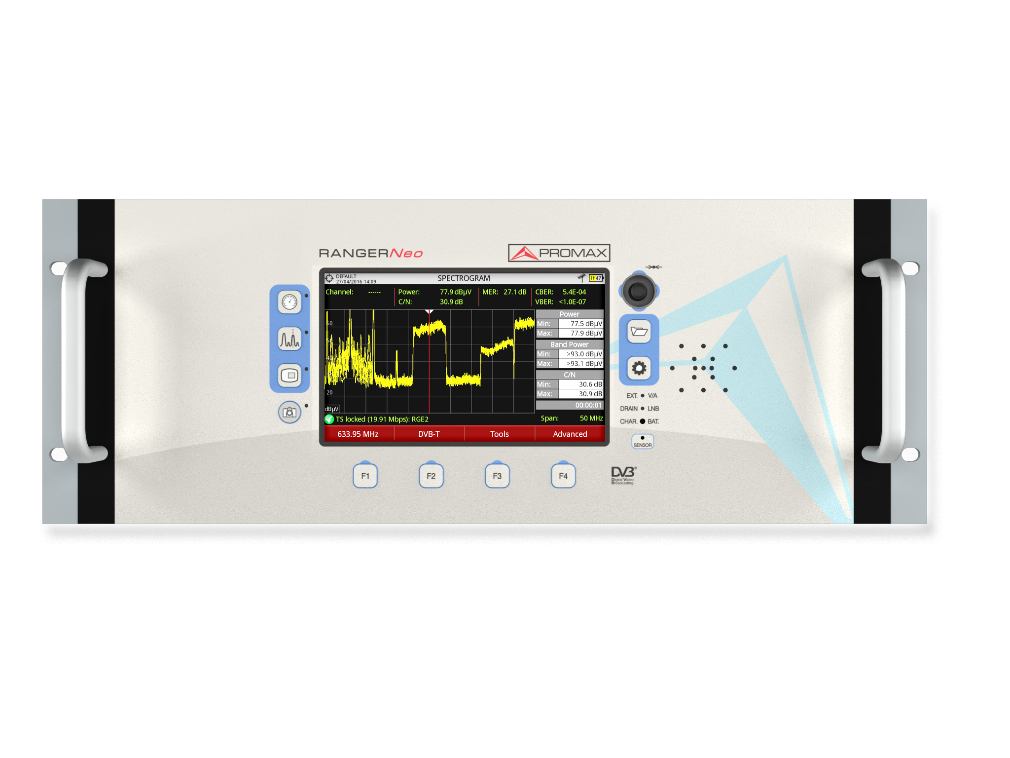 RANGERNeo Rack +  机架式多功能电视信号和频谱分析仪（高级）|PROMAX