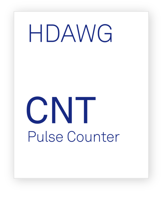 Zurich Instruments HDAWG-CNT Pulse Counter