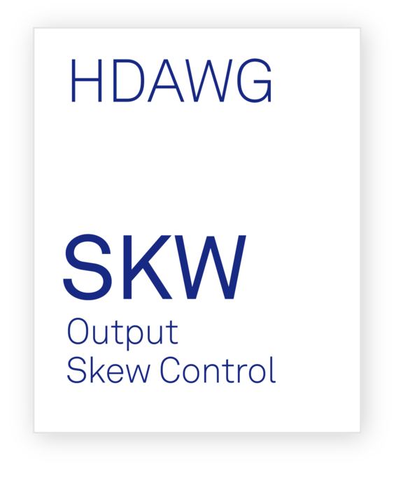 Option Box for HDAWG-SKW Output Skew Control