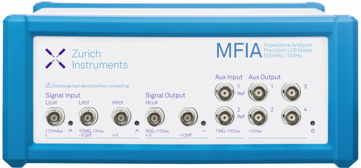 MFIA  1mHz至500 kHz/5MHz 阻抗分析仪|Zurich Instruments/瑞士苏黎世仪器