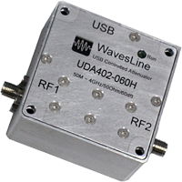 UDA402-060H  50MHz至4GHz USB可编程步进衰减器 60dB 衰减范围 |WavesLine