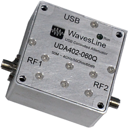 UDA402-060Q  50MHz至4GHz USB可编程步进衰减器 60dB 衰减范围 |WavesLine